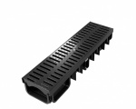 XDrain 130/80 C250 Drainage Channel x 500mm Long Polyamide Grate